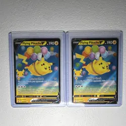 Pokemon TCG Flying Pikachu V Celebrations 2x Card Lot 006/025 English - Image 4