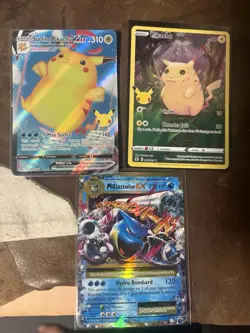 Pokemon Celebrations Pikachu Cards Assorted Lot + Blastoise Ex! - Image 3