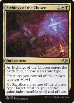 Etchings of the Chosen Modern Horizons HEAVILY PLD Uncommon CARD ABUGames - Image 1