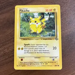 Pikachu 60/64 Jungle Common Pokemon TCG LP - Image 1