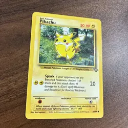 Pikachu 60/64 Jungle Common Pokemon TCG LP - Image 2