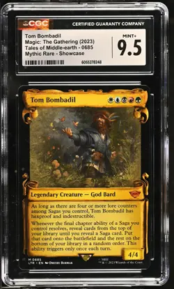 TOM BOMBADIL Lord of the Rings Scroll Showcase Mythic CGC 9.5 MTG - Image 1