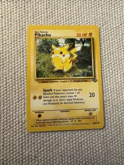 Pikachu 60/64 Jungle NM Regular Common Pokemon TCG WOTC - Image 1