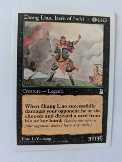 Zhang Liao, Hero of Hefei Portal 3K MTG NM Free shipping with tracking - Image 1