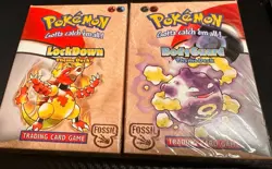 BodyGuard and LockDown Theme Deck Pokemon Fossil - Wizards of the Coast - Sealed - Image 1