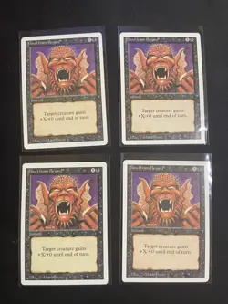 MtG 4x Howl from Beyond Revised Magic The Gathering (Instant) - Image 1