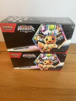 Pokemon TCG: Prismatic Evolutions X2 - Surprise Box (New & Sealed) TWO UNITS - Image 1