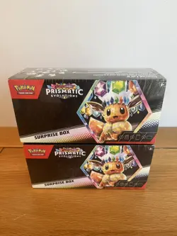 Pokemon TCG: Prismatic Evolutions X2 - Surprise Box (New & Sealed) TWO UNITS - Image 5