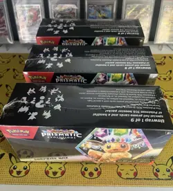 Pokemon TCG Prismatic Evolutions Surprise Box Scarlet & Violet x3 - Sealed - Image 5