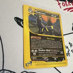 Nintendo Pokemon TCG Umbreon 41/147 Aquapolis 2002 80HP Rare e-Card EN - Image 2