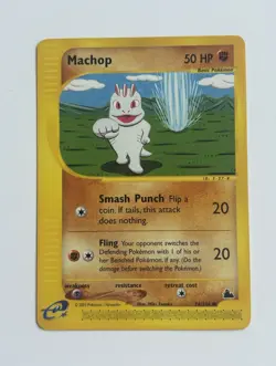 Pokemon TCG Skyridge Machop 74/144 English Regular Common Basic 2003 - NM/LP - Image 1