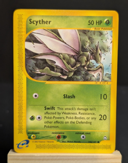 Pokemon TCG Scyther 106/147 Aquapolis Unlimited EN 2002 NM - Image 1