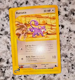 The Pokemon Company Pokemon TCG Rattata 90/144 Skyridge Regular Common EN 2003 - Image 1