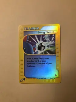 Pokemon TCG Energy Switch 120/147 Aquapolis 2002 Uncommon Reverse Holo LP - Image 1