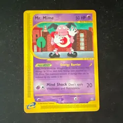 Pokemon TCG Mr. Mime 095A/147 Aquapolis Common Unlimited EN Reg HP 50 - Image 1