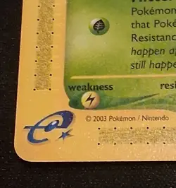 Pokemon TCG Zubat 117/144 Skyridge Regular Common 40 HP Basic English - Image 3
