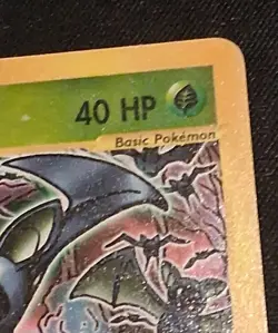 Pokemon TCG Zubat 117/144 Skyridge Regular Common 40 HP Basic English - Image 5