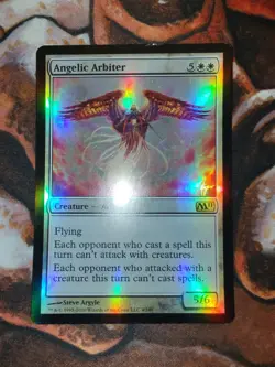 FOIL Angelic Arbiter M11 2011 MTG Magic the Gathering 1st Edition - Image 1
