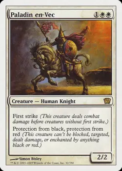 mtg magic Paladin en-Vec 9 th edition ENGLISH - Image 1