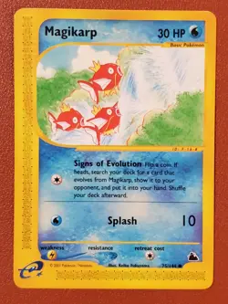 Magikarp Skyridge 75/144 Non Holo Vintage Pokemon TCG Card NM LP - Image 1