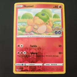Pokemon TCG Numel Peelable Ditto Pokemon Go 013/078 Reverse Holo Near Mint - Image 2