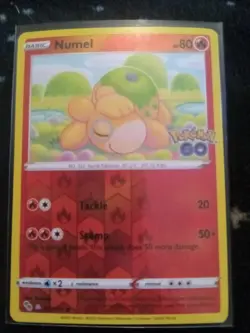 Numel Reverse Holo Card Peelable Ditto, 013/078 Pokemon Go - NM - Image 2