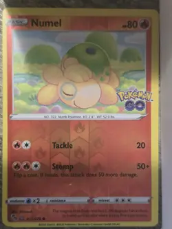 NUMEL 013/078 C POKEMON GO POKEMON REVERSE HOLO NM/M (UNPEELED DITTO) - Image 1