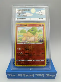 Numel Reverse Foil Holo Ditto Sticker #013/078 2022 Pokemon GO Set ACE 9 Mint - Image 1