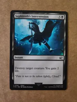 Magic MTG 0116 Sephiroth's Intervention Final Fantasy Combine Ship 1-10 For 4.88 - Image 1