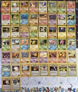 Vintage WOTC Pokemon Gym Heroes & Challenge 50 Card Lot, Haunter, Bulbasaur - Image 1