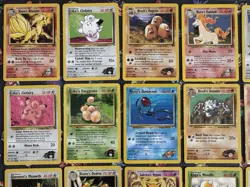 Vintage WOTC Pokemon Gym Heroes & Challenge 50 Card Lot, Haunter, Bulbasaur - Image 3