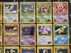 Vintage WOTC Pokemon Gym Heroes & Challenge 50 Card Lot, Haunter, Bulbasaur - Image 5