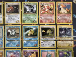Vintage WOTC Pokemon Gym Heroes & Challenge 50 Card Lot, Pikachu, Psyduck, - Image 5