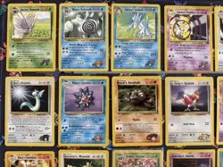 Vintage WOTC Pokemon Gym Heroes & Challenge 50 Card Lot, Pikachu, Psyduck, Misty - Image 3