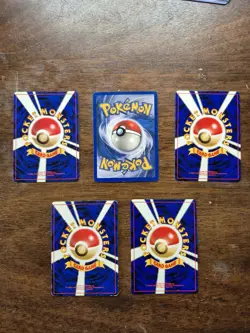 Lot of Five Vintage Pokemon Cards - Moltres, Clefairy, Azumarril & Jumpluff 🔥 - Image 2