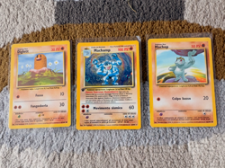 Italian Pokemon Base Set Lot Machamp Holo Rare + Commons 1999 WotC Vintage - Image 1