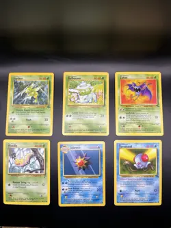 Vintage Pokemon Card Lot WoTC (32 Cards) Base/Jungle/Fossil/Base2 - Image 1