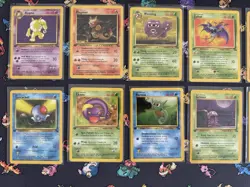 1st Edition Fossil Vintage Pokemon WOTC 15 Card Lot Hypno - Image 3