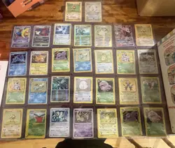 Lot of 30 Vintage Pokemon Cards Mixed Eng. And Japanese (2 Shadowless)- Damaged - Image 1