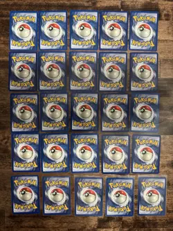 Pokemon Vintage Base Set Bulk Lot 25 Cards No Holos Conditions From LP To HP - Image 2