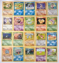 Vintage Pokemon Bulbasaur Lot Of 20 WOTC Base Set Jungle Fossil Unlimited MP - Image 1