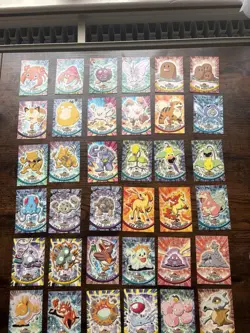 Pokemon Topps TV 88 Card Job lot. Series 1 & 2 Vintage including 10 holos/foils. - Image 3