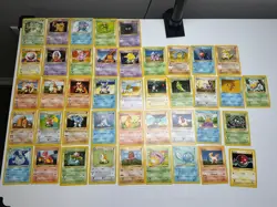 Pokemon Shadowless Base Set Cards Lot of 42 Vintage Pokemon Cards 1999 - Image 1