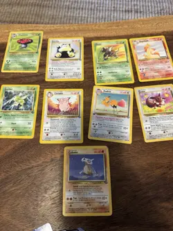 Vintage Pokemon TCG Jungle Lot Of 25 | Snorlax 27 Cubone 50 Eevee 51 Clefable 17 - Image 1