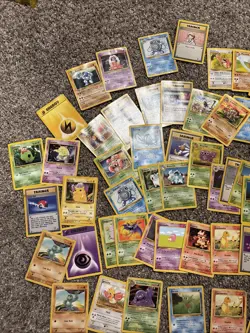 Pokemon Vintage Non Holo Lot 75 Cards Base Set Fossil Jungle Non Holo - Image 2