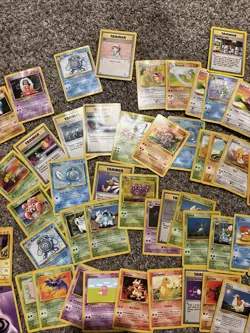 Pokemon Vintage Non Holo Lot 75 Cards Base Set Fossil Jungle Non Holo - Image 4