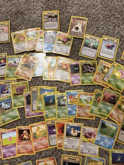 Pokemon Vintage Non Holo Lot 75 Cards Base Set Fossil Jungle Non Holo - Image 5