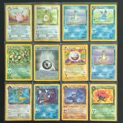 Pokemon 1999-2000 Vintage Holo/Rare Damaged Lot - Base|Jungle|Fossil|Rocket|Neo - Image 1