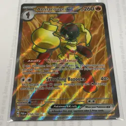 Pokemon TCG Paradox Rift Set: Armarouge ex 218/182 Ultra Rare Card - Near Mint - Image 1