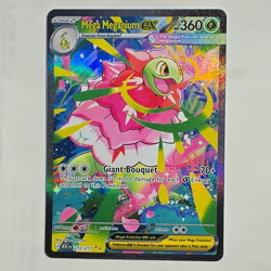Pokemon TCG Mega Meganium EX Secret Rare Full Art Holo ENG 272/217 360HP - Image 1